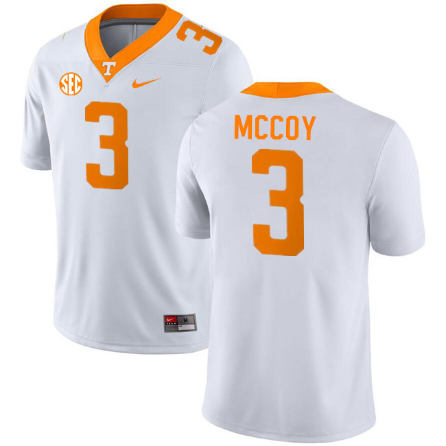 Men #3 Jermod McCoy Tennessee Volunteers College Football Jerseys Stitched-White